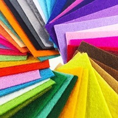 48PCS Assorted Color Felt Fabric Sheets 12″x12″ (30x30cm) for DIY Craft & Sewing