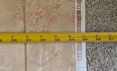 Portfolio Textiles fabric floral muted antique rose flowers Teflon 2+ yards