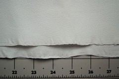 1+ Yards Solid White Texture Polyester Blend Fabric 40″ X 60″