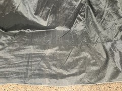 2 Yard Pieces of silk Dupioni fabric Stitched together fabric 54” Wide Grey
