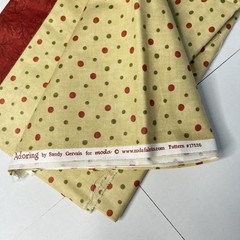MODA Christmas Fabric by Strain Gervais Taylor 5 Yards Total~Uncut~Quilt Crafts