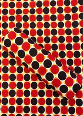 High Fashion Circle/Disc Design In Ankara Wax Print- sell by 6 yards-100% cotton