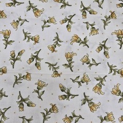 Fat Quarter Bundle Lot Of 5 Low Volume Floral 100% Cotton Flowers Botanical