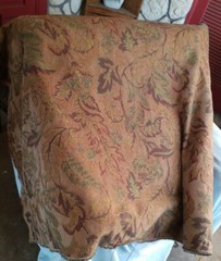 Damask Brocade Double-Sided Fabric Roll 56″W x 78 yds long (234 in) Floral Vtg