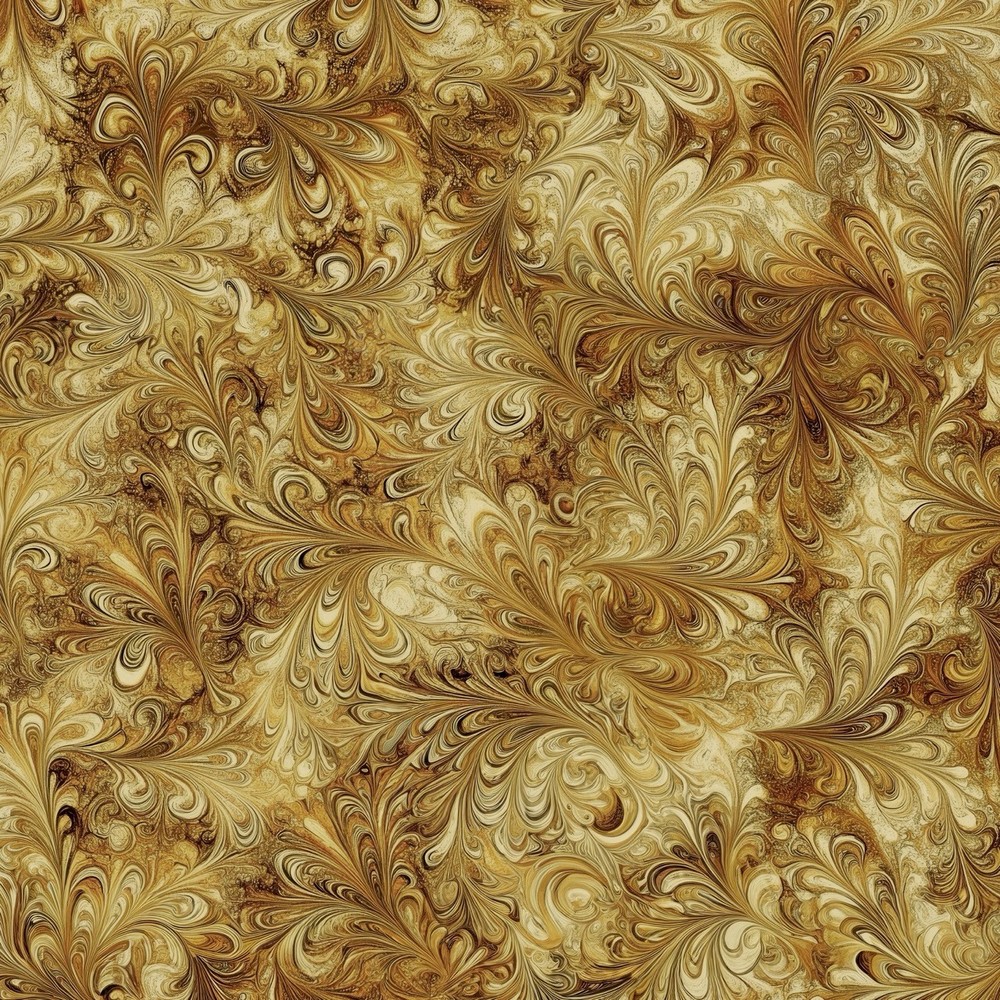 45″ Wide SWEET DREAMS Fabric Golden Roast 100% Cotton Digital Print By The Yard