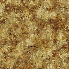 45″ Wide SWEET DREAMS Fabric Golden Roast 100% Cotton Digital Print By The Yard