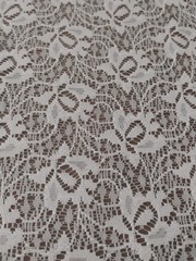 3 Yards of 20 Inch Wide White Floral Lace