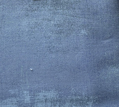 Moda Grunge Basics by Basics Grey Powder Blue Cotton Fabric 1 Yard by WOF