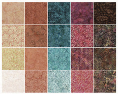 Island Bali Batik “Morris Tiles” – 5″x5″ 42-pc Charm Pack – NEW