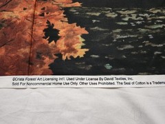 Lot 6 Wildlife Panels Safari Animals Woodland Cotton Fabric Bundle