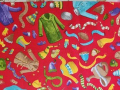 Winter Scarves & Coats – Set of 2 Cotton Pillowcases! Handmade! Completed!