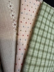 10 pcs Yarn-Dyed Cotton Fabric Bundle 7×9” Patchwork Quilting