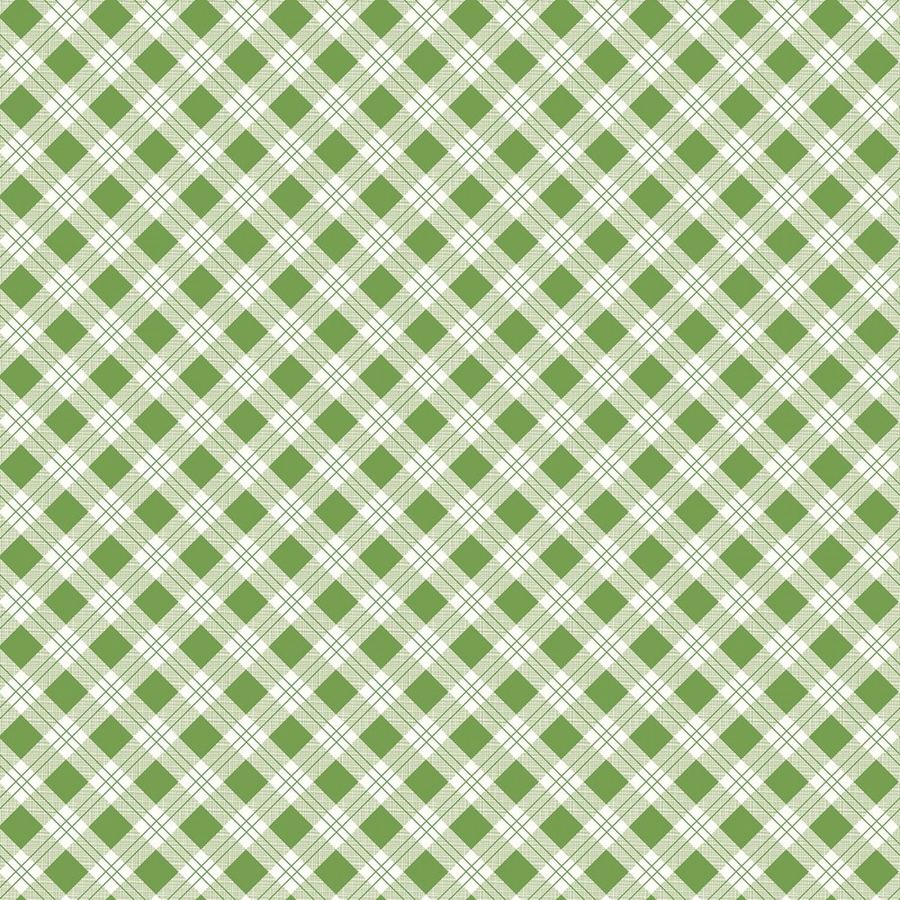 Bee Plaids by Lori Holt – Scarecrow Clover – 1/2 yd Quilters Weight Cotton
