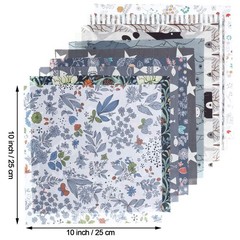 Tatuo 30 Pieces 10 x 10 Inches Spring Cotton Fabric 10 Inches, Assorted