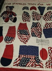 Lot Of Fabric Panels For Quilting,Pillows, Crafts Angels, Cars, Teddy Bear Etc