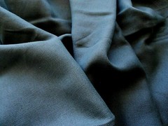 Woven Basket Weave Blue CHARCOAL Dark Gray Home Decor Crafts 1.25 YD 56″ Wide
