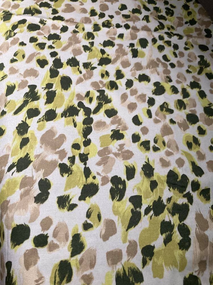 Authentic Italian designer luxury cotton dress fabric made in Italy Pure Cotton