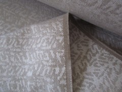 Holly Hunt Sunbrella Outdoor Indoor Fabric SCRIBE Silver Sand BTYD Beige