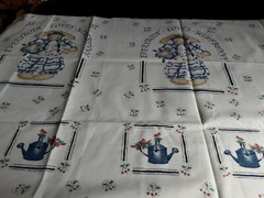 Fabric Panel Somebunny Past And Present Multicolor 58 L X 36 W