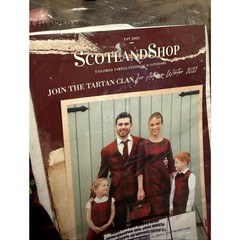 NWT Scotland Shop 16oz Wool Tartan Fabric Cameron of Erracht Modern Pattern $95