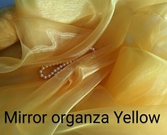 Mirror Organza 15 colors 59″, by the yard. Shinny organza. Swatches available.