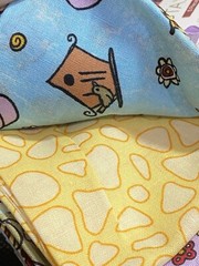 Creative Cuts Stax Cotton Fabric Multicolor 18 x 21 inch 5-Pieces Garden Cats
