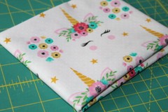 PINK Unicorn Unicorns Fabric COTTON CUTE Print Kids Girls Nursery Fat Quarter FQ