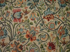 Jacobean Floral Tapestry Fabric Curtain Upholstery Cushion Soft Furnishing