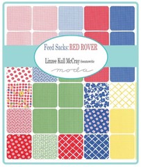 Moda Feed Sacks RED ROVER by Linzee McCray Jelly Roll 40pc
