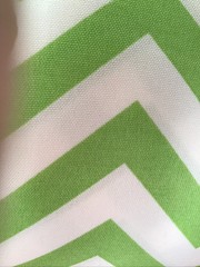 Premier Outdoor Chevron Fabric Bright Green 2 Yard Lot