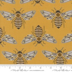 Bee Garden 48411 15 Metallic Honey by Gingiber for Moda – by the half-yard