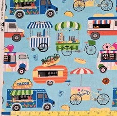 Freckle + Lollie – Lollie Snacks – It’s Snacktime! Food trucks Quilting Fabric