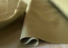 Light Golden Olive Green – 40mm 4 Ply Silk Crepe Fabric