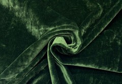 DESIGNER MOHAIR HEIRLOOM GREEN WOOL VELVET MULTIPURPOSE FABRIC BY YARD 55″WIDE
