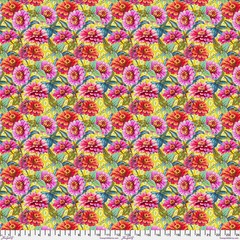 FREE SPIRIT – Festival by Odile Bailloeul – SM Zinnias – Green 1/4yd