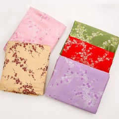 Chinese Traditional Blossom Brocade Cheongsam Dress Fabric Floral Embroidered