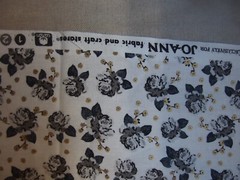 Cotton Fabric Gray Ross Flower By Jo Ann 44″ X 54” No:115