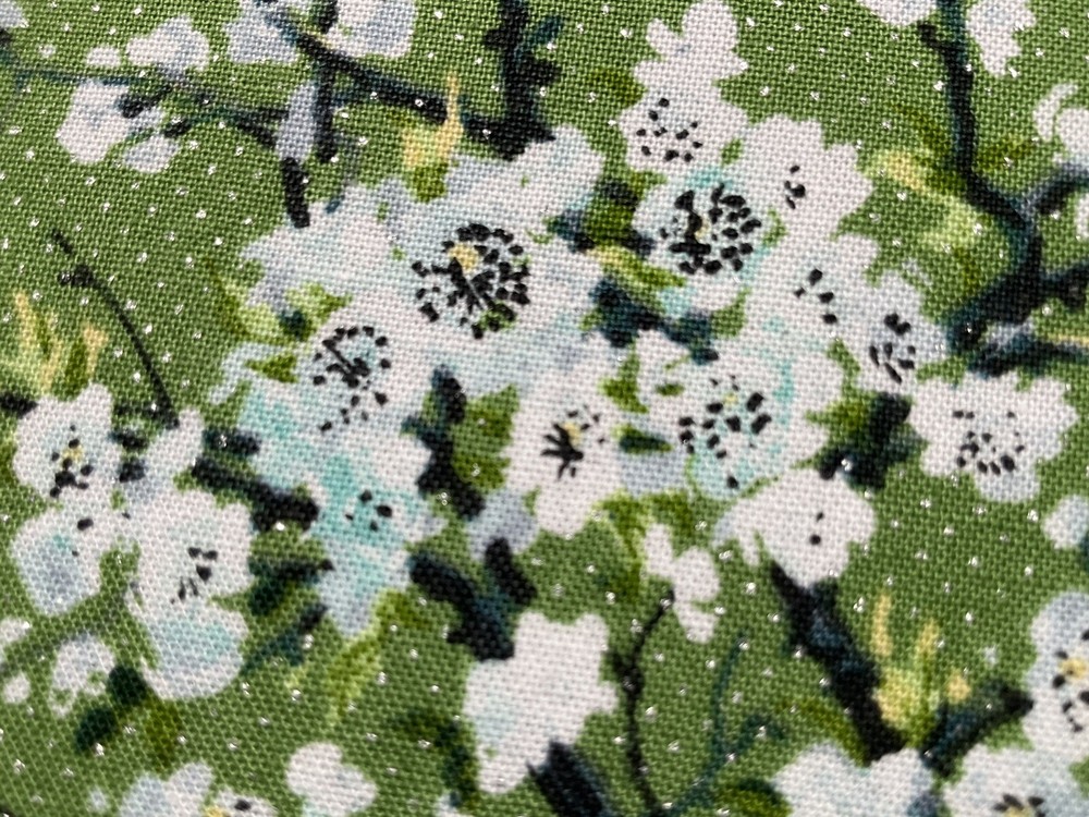 Fabric First Flourish Green By RJR Fabric 42” x 45”360