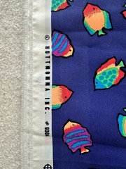 Hot Momma #9304 Neon Fish Fabric Polyester Cotton 1 1/2 yards 60″ wide