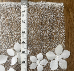 Fabric Bulk, Lace Fabric, 3d Flower Lace Fabric , Wedding Dress Fabric