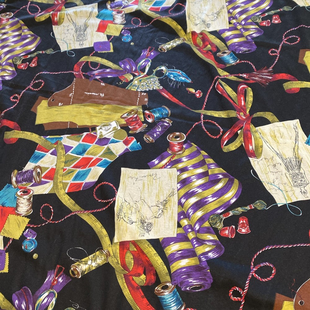 JBJ Fabrics 55577 Knit Fashion Design Print Notions Sketches Patterns 90×60
