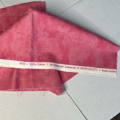 Northcott 2 Yds Fabric Watercolor Impressions #20490 Deborah Edwards #9020 Pink