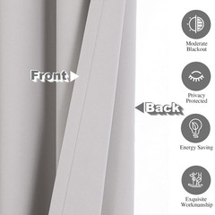 Grommet Blackout Curtains for Bedroom and Living Room – 2 Panels Set Thermal …