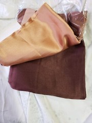 Ombre Silk Satin Long Length 4 Yards. Best Quality Soft Silk Satin. Width 44″
