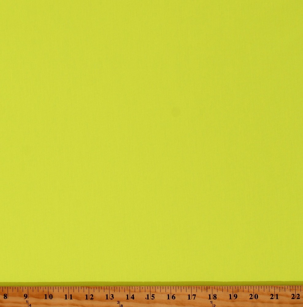 Poplin High Visibility HiVis Safety Green 60″ Polyester Fabric by Yard D141.01