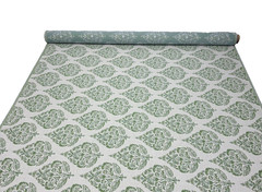 BALLARD DESIGNS SUNBRELLA RAMARA GREEN LEAF PERFORMANCE FABRIC BY YARD 54″W