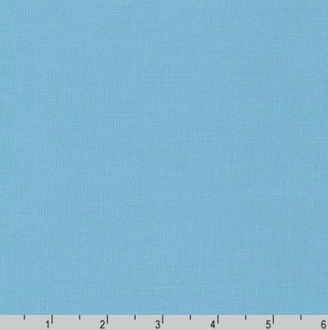 Kona Cotton Solid AQS Challenge 2024 Waterfall Blue Fabric Print by Yard D151.01