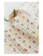 TPU Laminated Cotton Fabric by the yard Non-Toxic Coated Waterproof Fabric W43″