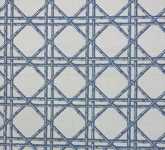 SUNBRELLA 145218 REIGN BLUE BAMBOO RATTAN OUTDOOR JACQUARD FABRIC BY YARD 54″W