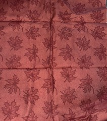 VTG Maple Hill Kansas Troubles for Moda Maple Leaves on Brown 22″x13½ “